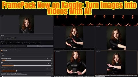 Run FramePack on Kaggle | Next-Frame Video Generation from Images