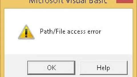 How can I fix path file error in feature move or copy in Excel
