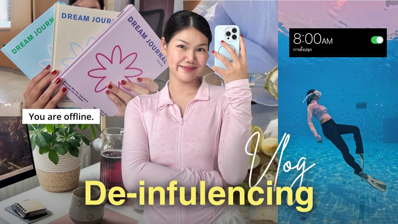 Vlog ⋆˚꩜｡ เลิกเป็นนักช้อป, ฟรีไดฟ์, Journal เล่มใหม่, งานอดิเรก l Rodjeep