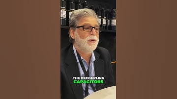 Decoupling capacitors for ideal performance - Steve Sandler at DesignCon #electronics #shorts