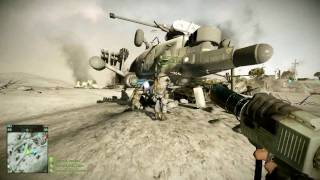 Bad Company 2 {1080p} Chopper Physics FAIL
