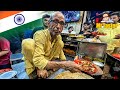 Legendary haji mohussain fried chicken  indian street food tour in jama masjid old delhi