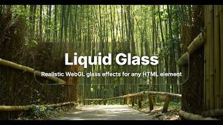 Liquid Glass Effect for the Web using WebGL