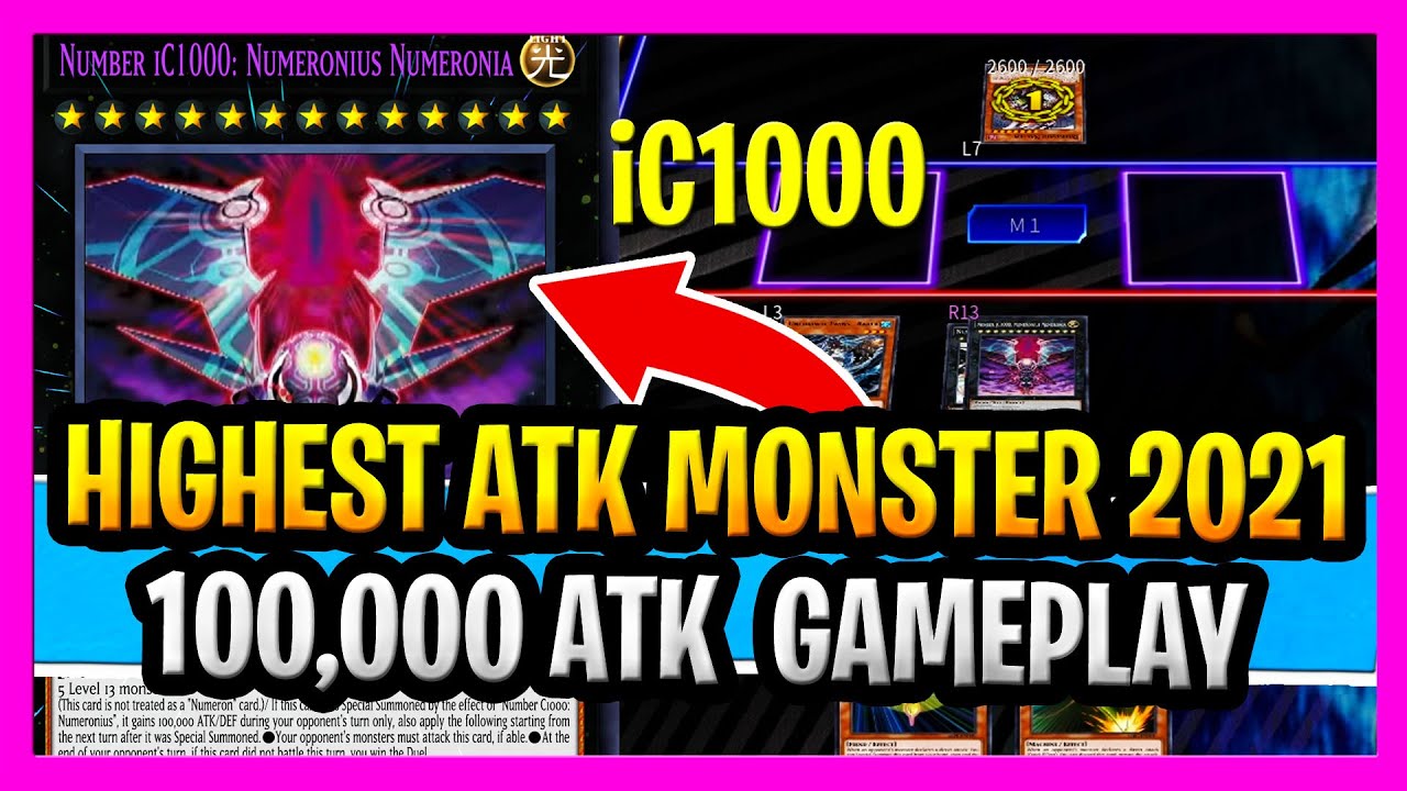 Summoning the Most Powerful Monster In 2021! Highest ATK in History of  YuGiOh Cards iC1000 100,000