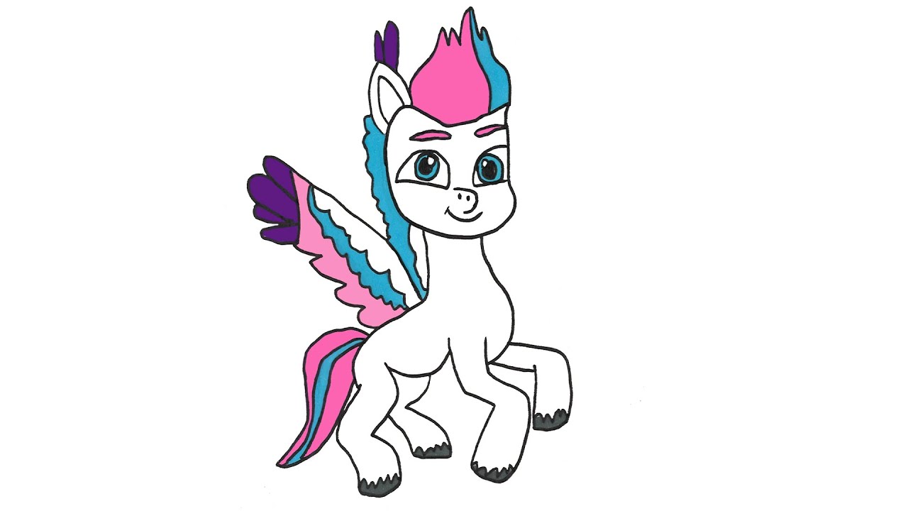 Как нарисовать Зипп Шторм  | MLP Дружба это чудо Make your mark