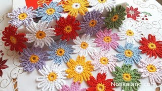 DIY Tutorial EASY Crochet flower PART 2  How to join motifs