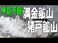 伊豆には水晶がいっぱい‼【伊豆下田･満金鉱山＆伊豆猪戸鉱山】満金鉱山は不発、猪戸鉱山ではアメジスト発見ならず。