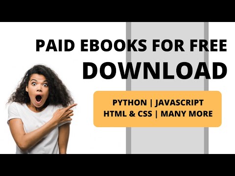 How to download paid books for FREE | Python | JavaScript | HTML & CSS | Any books for free