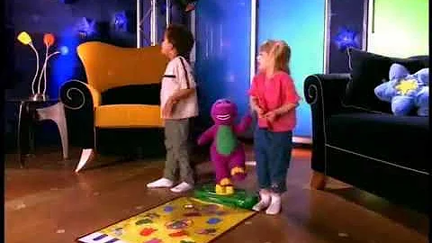 Barney's move N' groove dance mat and Chuck E. Cheese Commercial 2002
