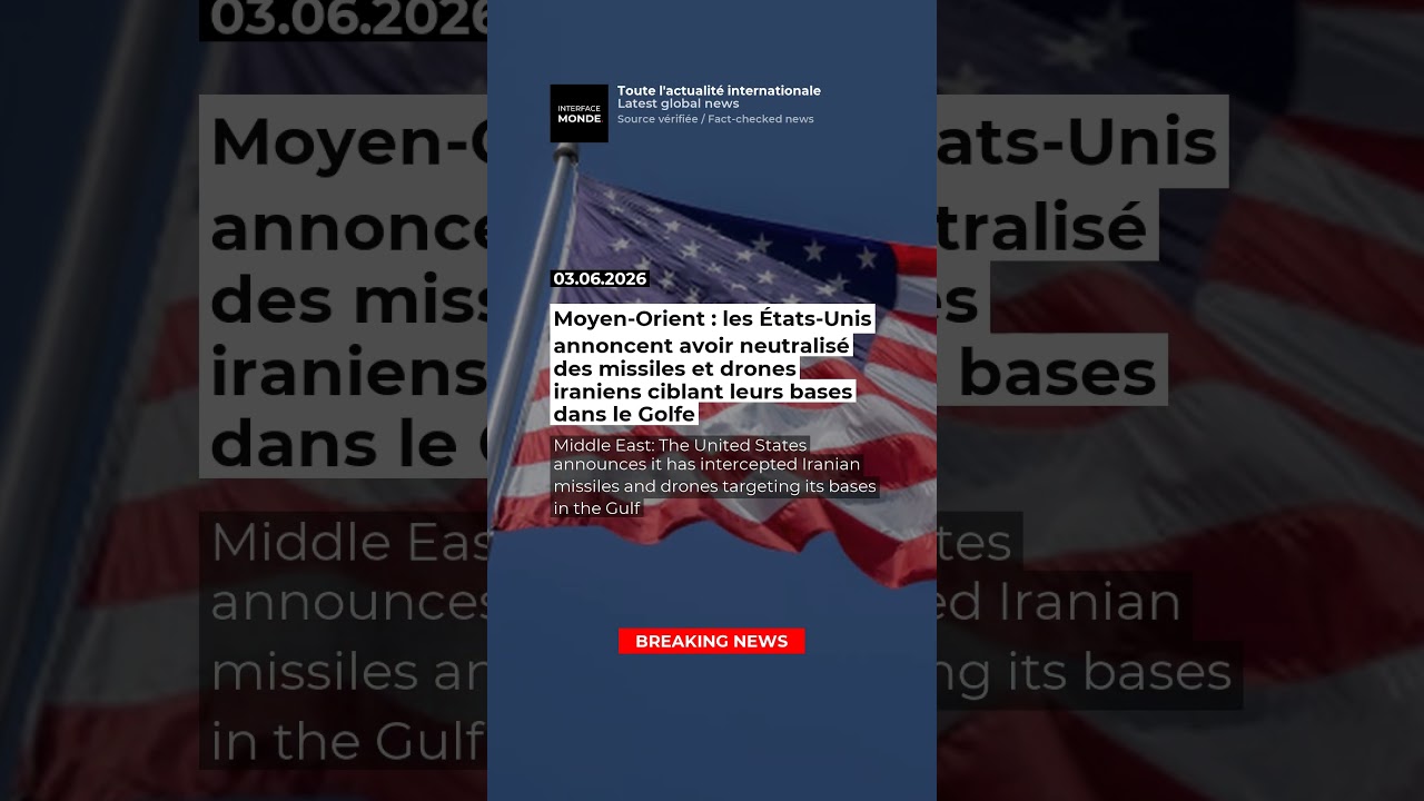 Moyen-Orient : les États-Unis annoncent avoir neutralisé des missiles ciblant leurs bases