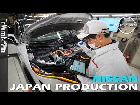 Nissan Production in Japan (2022 Nissan Ariya EV Manufacturing at Tochigi Plant)