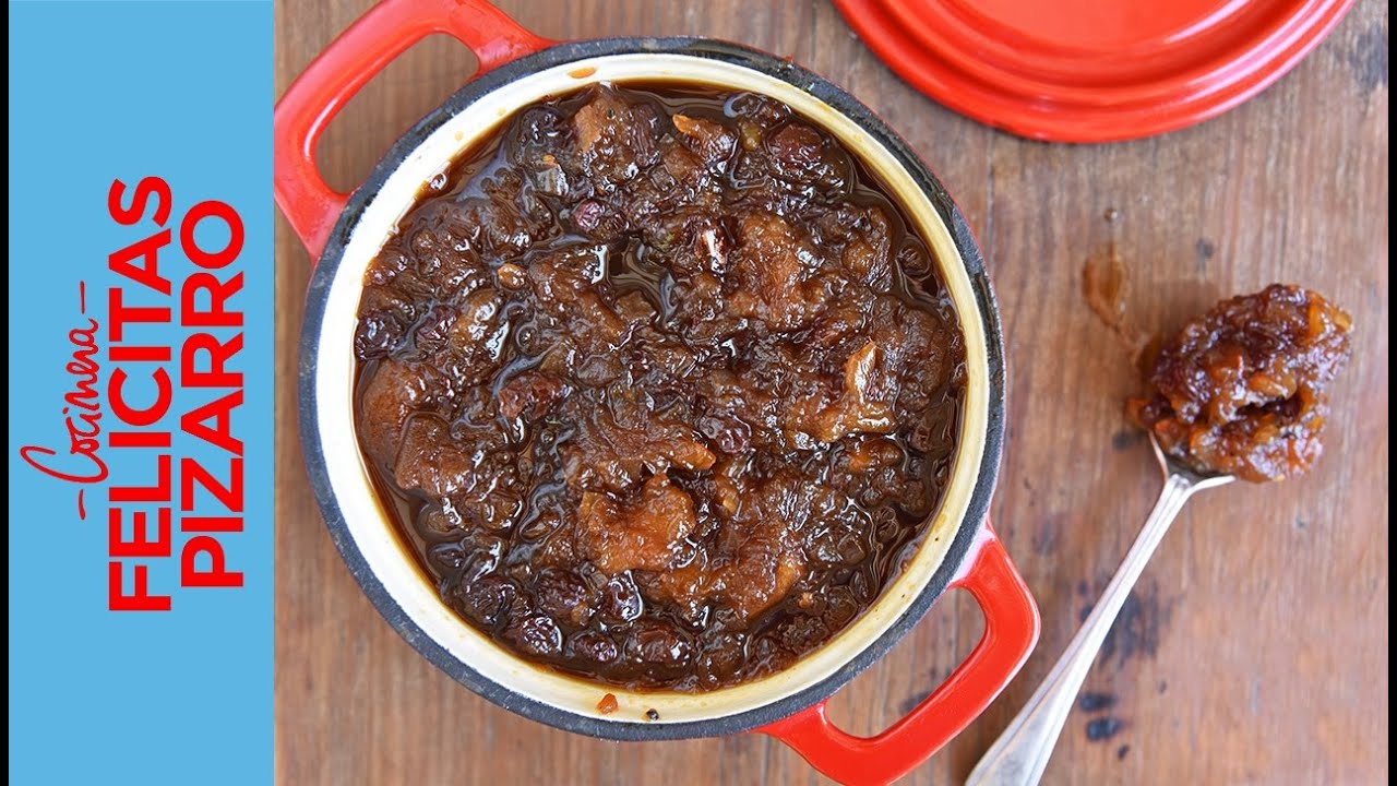 Chutney de Manzanas & Peras | Felicitas Pizarro