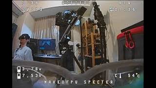 Taiwan Indoor Analog 2 Inch Head Gap Flex Living Room Flight Practice Turns Into Cinematic Bloopers
