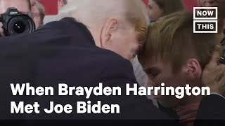 Watch 13-Year-Old Brayden Harrington Meet Joe Biden for the First Time | NowThis