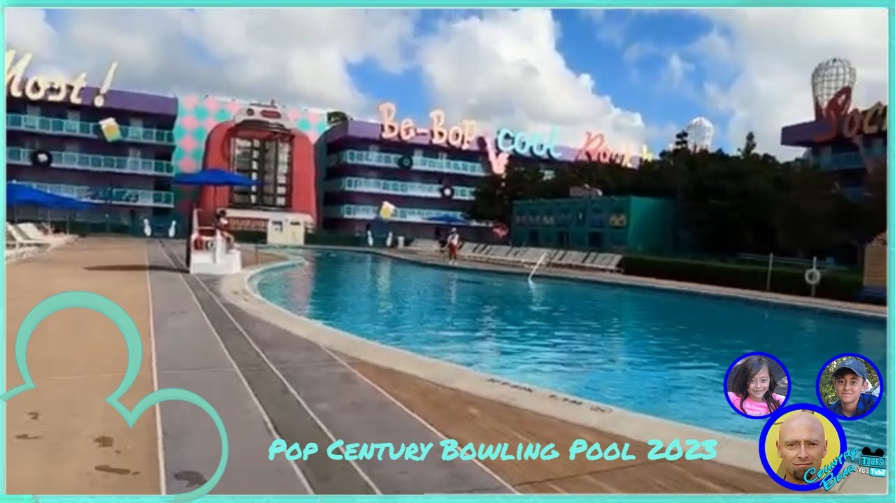 Disney's Pop Century Bowling Pool | Disney World | 2023 #disney # ...