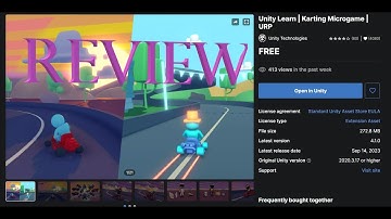 Unity Karting Microgame | URP| Review & Install #unity