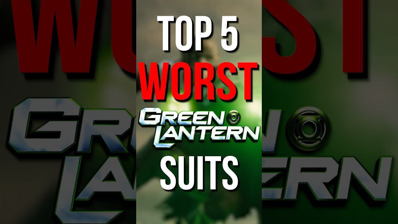 RANKING the TOP 5 WORST Live-Action GREEN LANTERN Suits!