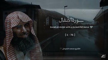 تلاوة خاشعة للقارئ محمد اللحيدان  -سورة الأنفال 🤍