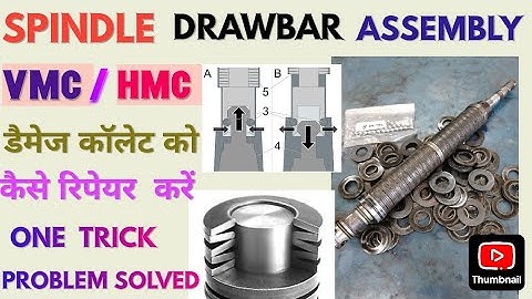 Drawbar assembly #vmc# HMC Spindle Drawbar assembly#SEARIES PATTERN #disk spring assembly #vmc#hmc 