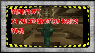 Minecraft x8 Multiplication table