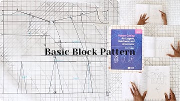 How to Draft a Basic Block for Lingerie & Leisurewear | Ann Haggar Pattern Drafting Tutorial Part 1
