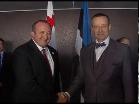 გიორგი მარგველაშვილი ესტონელ კოლეგას შეხვდა