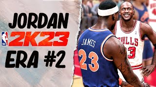 NBA 2k23 MyNBA Jordan Era #2 | Rookie LeBron James Vs Michael Jordan