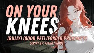 [F4M] Tsundere Work Bully Pins You and Discovers Your Weakness [Enemies to More][Praise][ASMR GF RP]