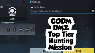 CODM DMZ Top Tier Hunting Mission Complete
