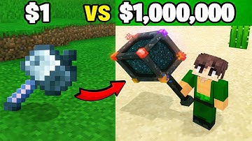 Tôi Đã Mua 1 Cây Chùy 1.000.000 Đô Trong Minecraft 🤣 Để Chiến Đấu Với Đám Bạn Bất Ổn