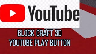 Block Craft 3D YT Short #5 | Youtube Play Button