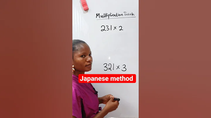 Japanese method of multiplication, math trick. #maths #mathshorts #mathtricks