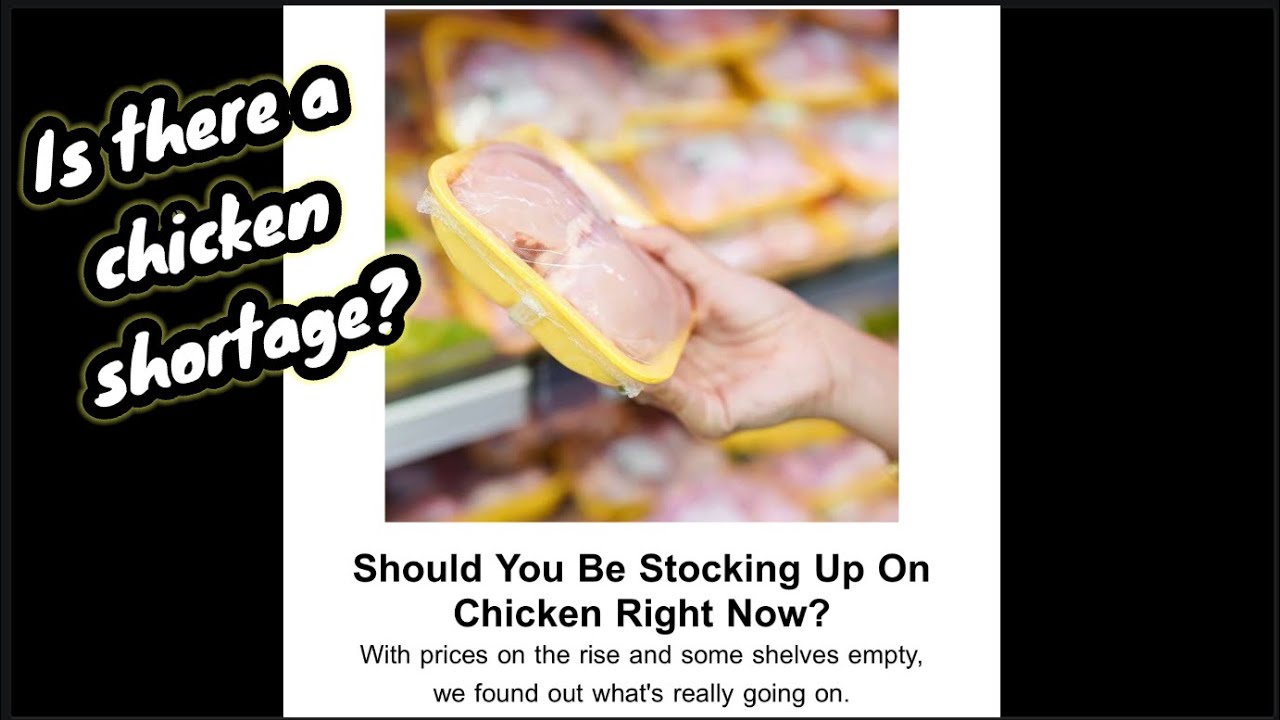 Should You Be Stocking Up On Chicken Right Now? YouTube
