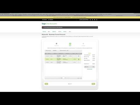 SageOne Tutorial   Bank Reconciliation