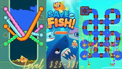 Save the Fish game. Level 325 - 331. #savethefish