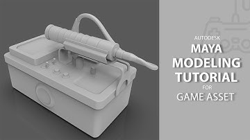 Game Prop/3D Modeling Speed Tutorial In Maya [Part_01]