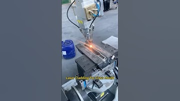 Laser Cladding Machine For Glass Mold /mould  #lasercladding #glassmold #glassmould