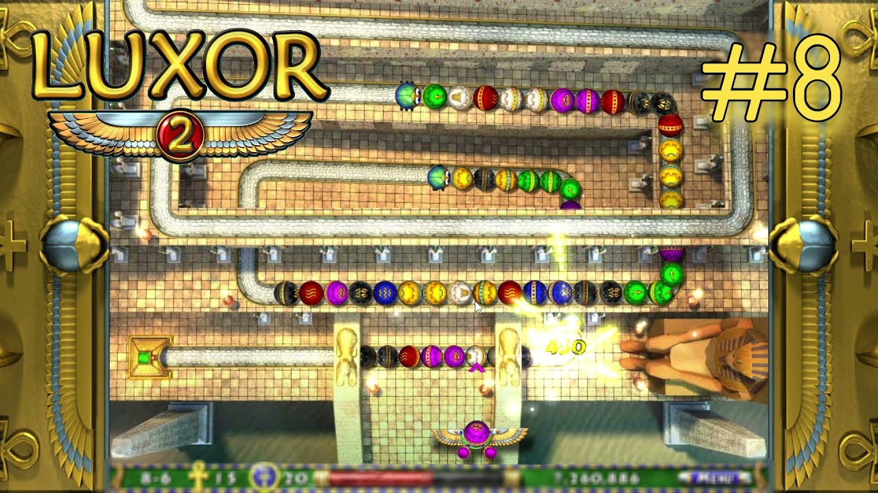 Прохождение Luxor 2 #8 / ПРОИГРЫШИ! У МЕНЯ СГОРЕЛО!