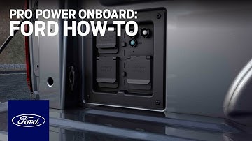 Pro Power Onboard | Ford How-To | Ford