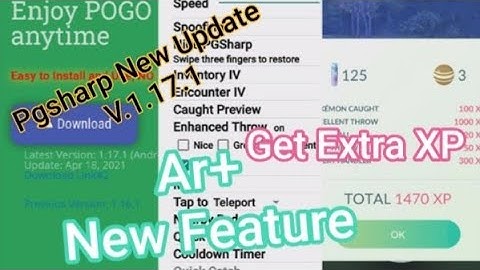 Pgsharp New Feature | pokemon Go | Version - 1.17.1