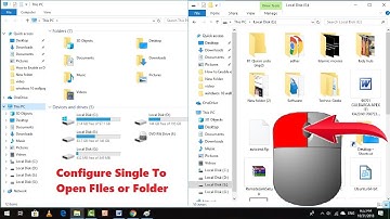 How to Open Files and Folders With Single Click In Windows 10 PC