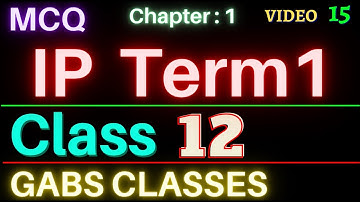 100 % Marks in IP | Informatics practices class 12 Cbse Chapter 1