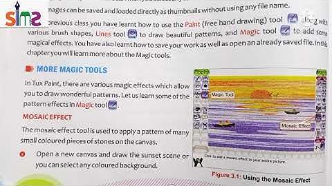 Ch-3/Advanced Features of Tux Paint/Computer/Class-4/By Hinnu Gulati.