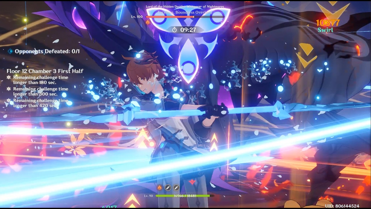 [6.3b Abyss] Childe International 180s Tophalf Continuous | Genshin Impact