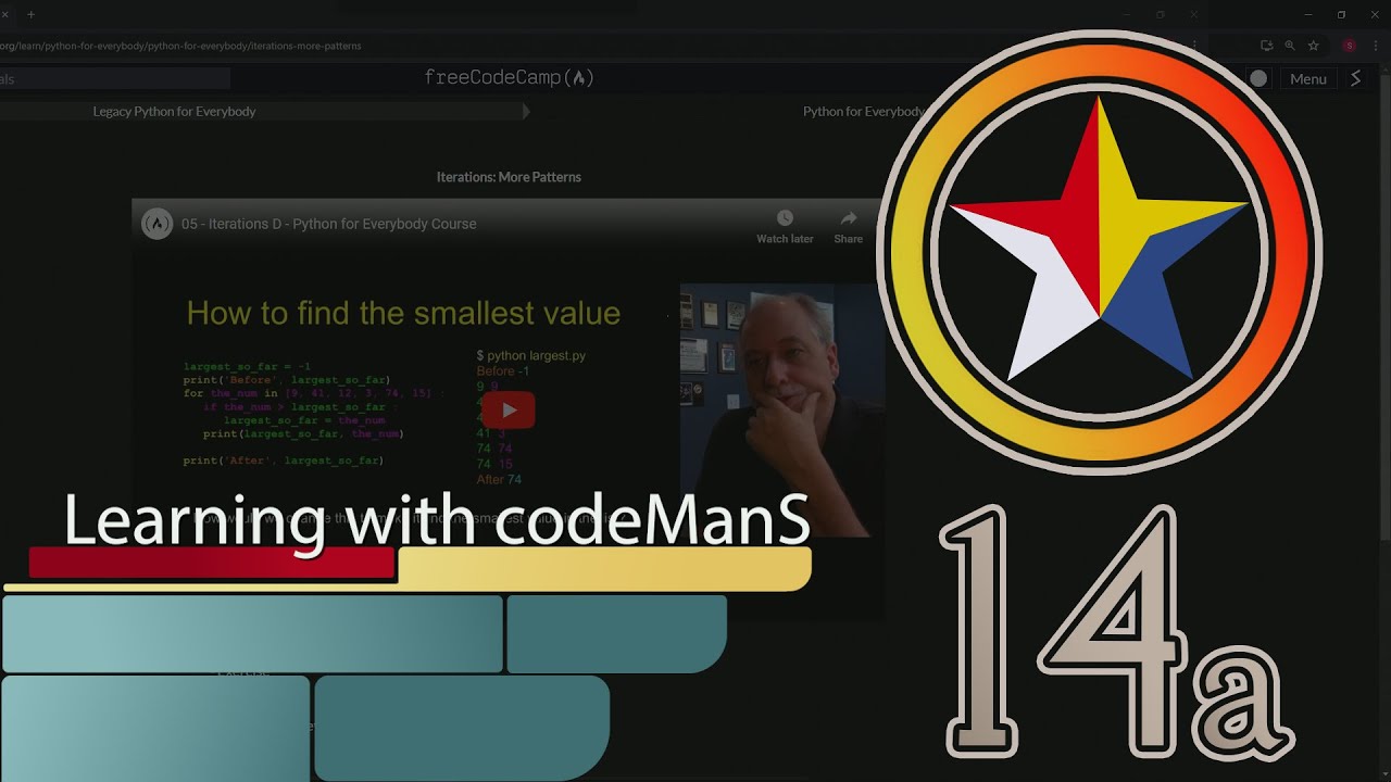 Iterations: More Patterns - Exersice 1 | freeCodeCamp | Legacy Python ...