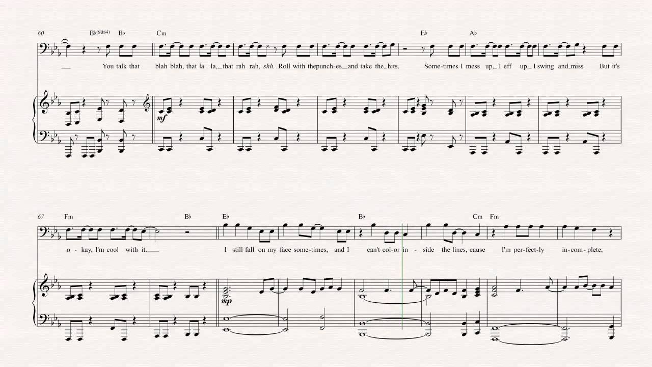Partition piano jessie j who you are