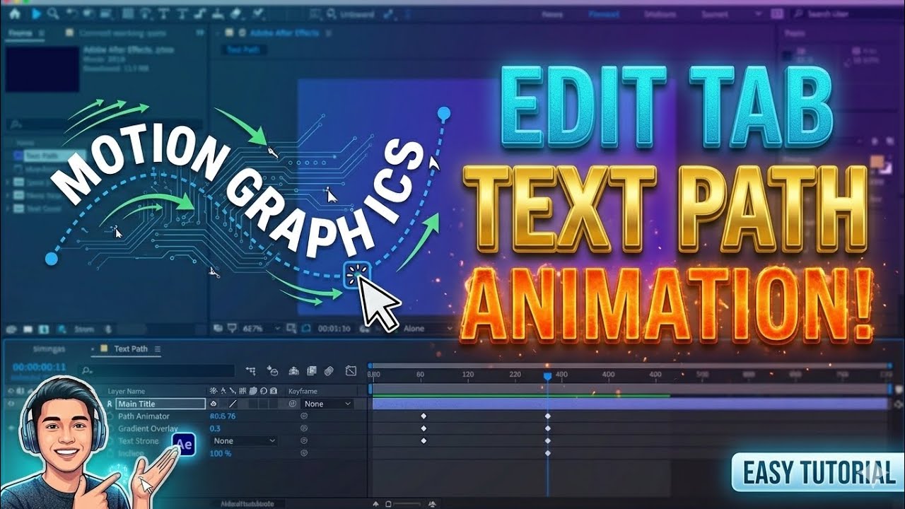 How to Animate Text Along a Path in Davinci resolve| Easy Tutorial ...
