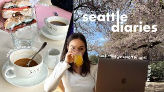 seattle diaries | college days, coffee shops \& spring flea markets