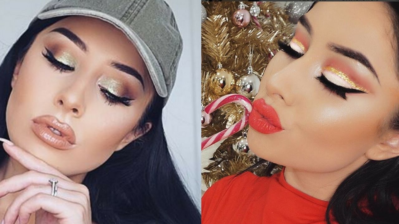 TOP 10 Holiday Christmas Makeup Tutorial COMPILATION 2016 Chatty