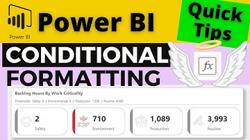 Enhance the Amazing New Power BI Card Visual with Conditional Formatting of ICONs and Accent Bars